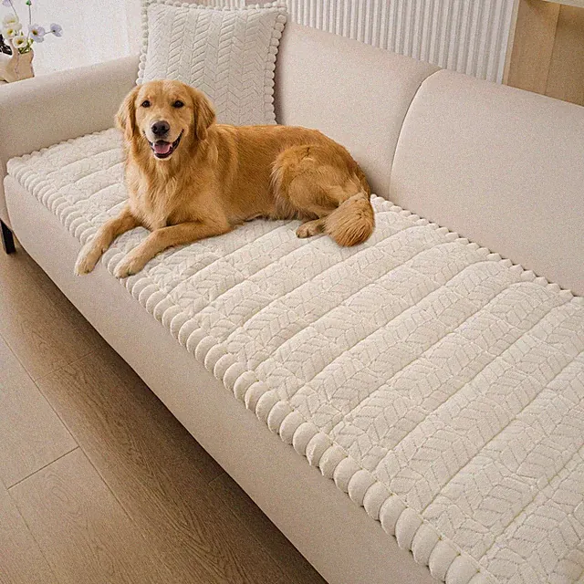 Couch Cover for Dogs, Non Slip Fuzzy Pet Sofa Covers Washable