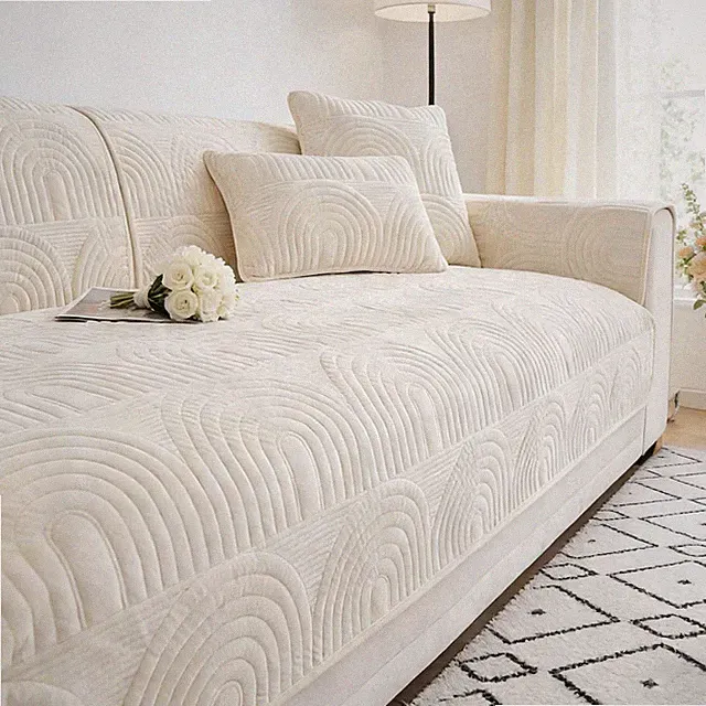 Couch Cover for Dogs Washable Soft Sofa Covers for 3 Cushion Couch Non Slip S...