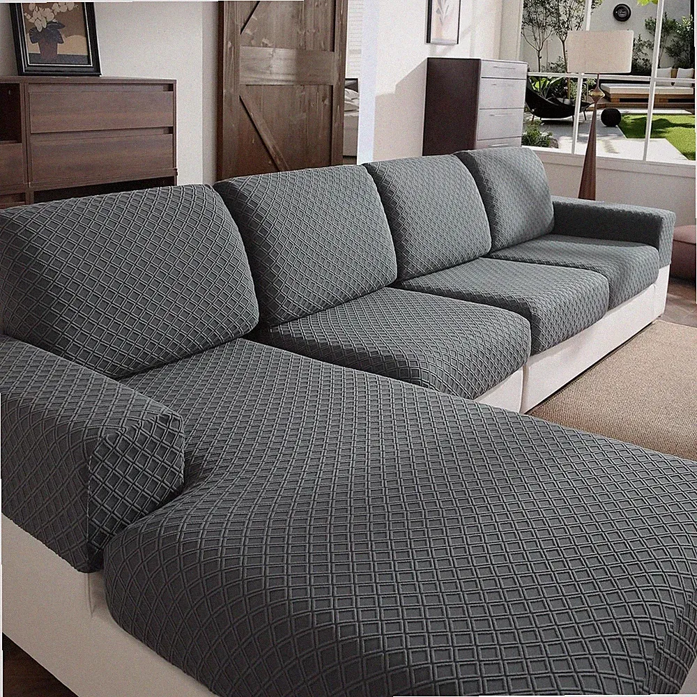 Couch Cover, Sofa Cover L Shape,Soft Seat Cushion Covers Washable, Sectional
