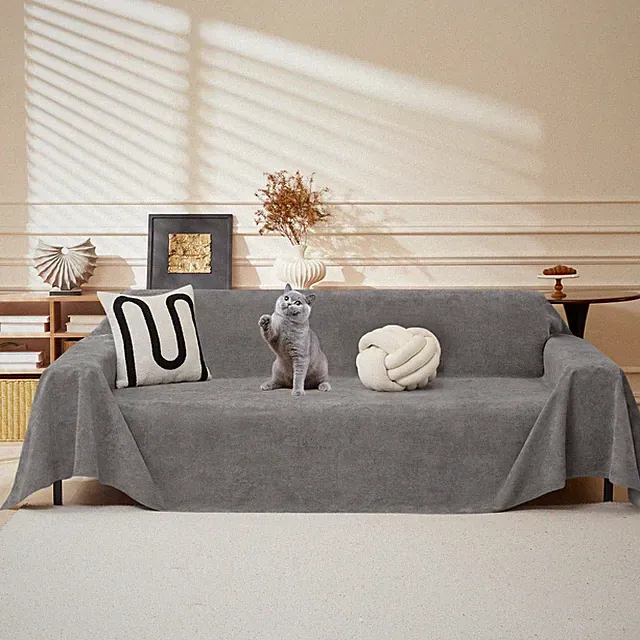 Couch Cover Sofa Covers for 3 Cushion Couch Water Resistant Sectional Couch C...