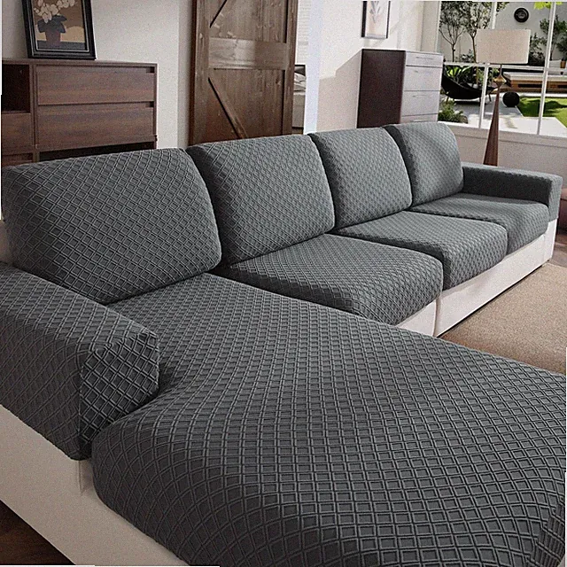 Couch Cover, Stretch Sofa Cover, Soft Seat Cushion Covers Washable, Sectional...