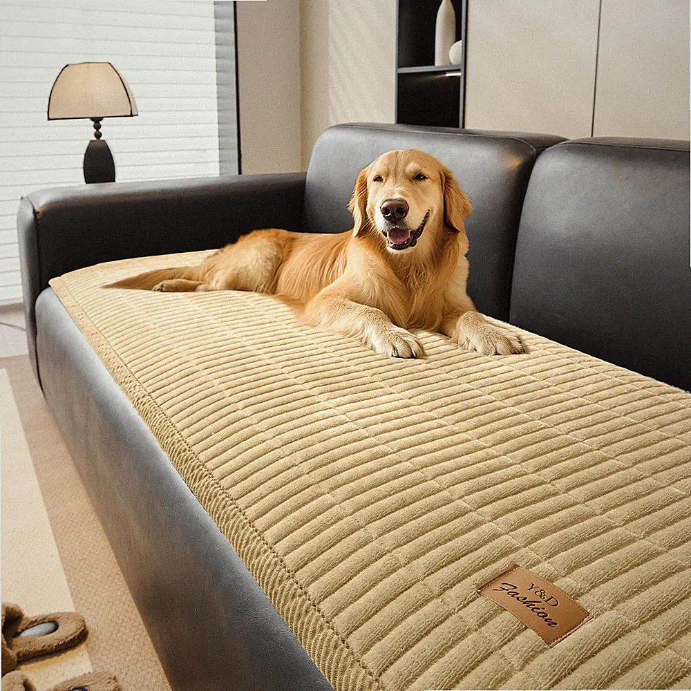 Couch Covers for Dogs, Velvet Dog Couch Cover, Pet Couchs Covers for 3-4 Seat...