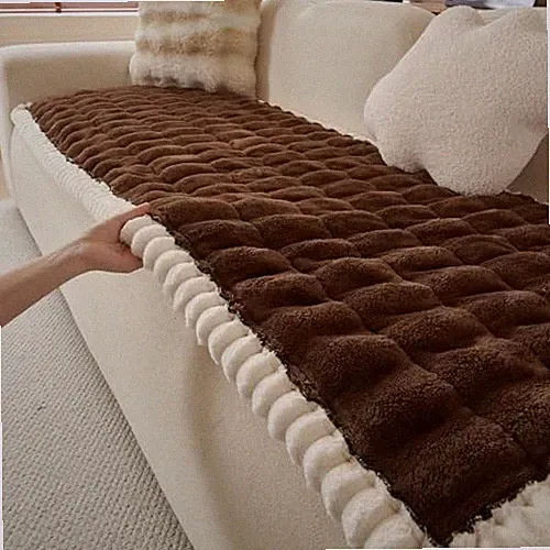 Couch Covers for Pets Washable Sofa Covers for Dogs Cats Anti 27.6"x 63" Brown