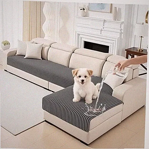 Couch Covers for Sectional Sofa, L Shaped Couch Cover, 100% Waterproof Couch