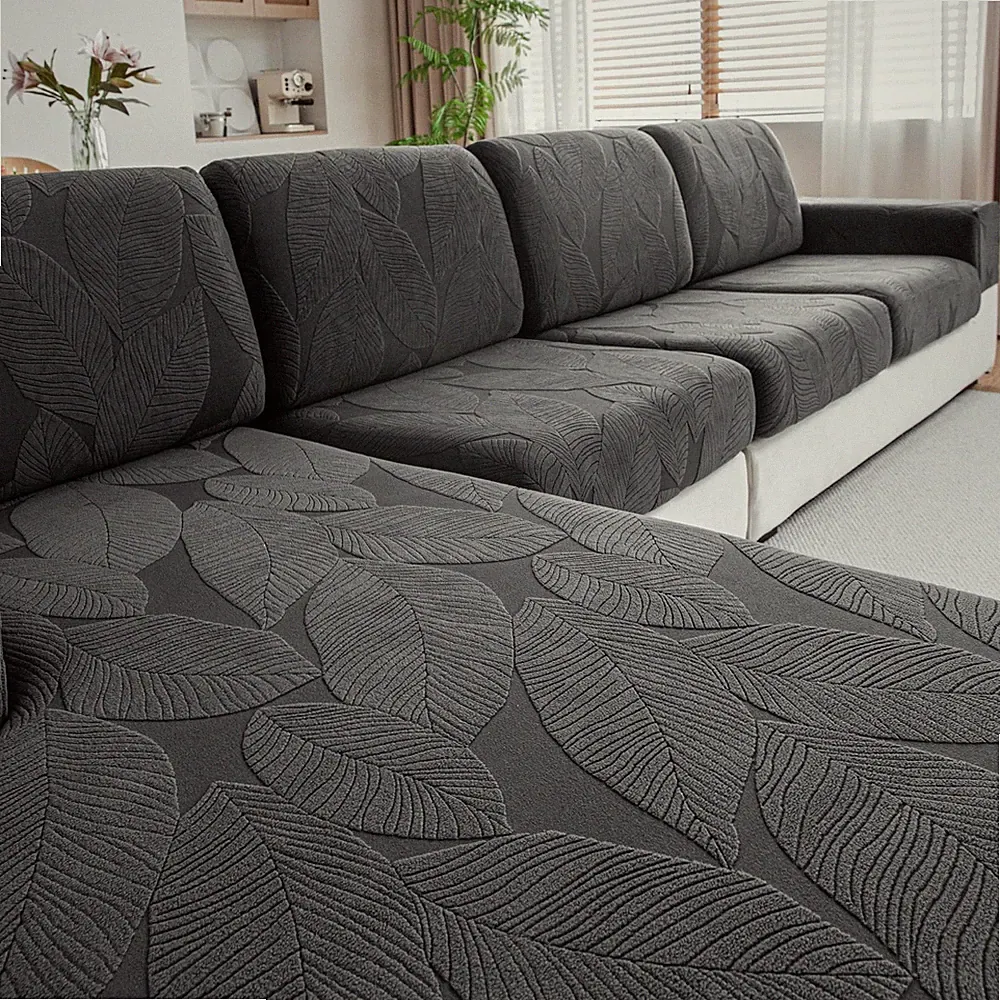 Couch Covers for Sectional Sofa, Washable Stretch Soft Sofa Cushion Covers L Sha