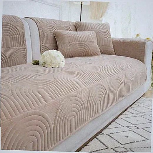 Couch Covers for Sofa Sectional Sofa Covers 1pc/36"x 71"/Seat Cover Khaki