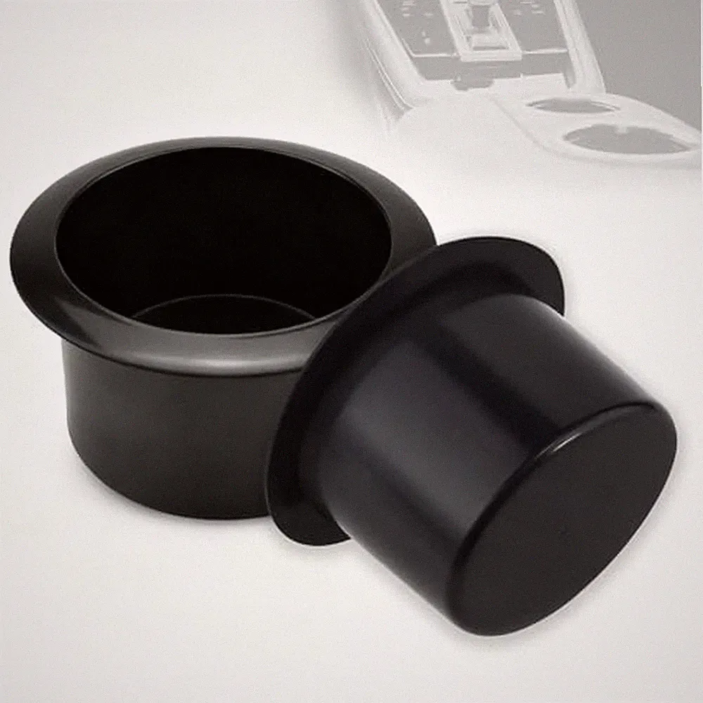 Couch Cup Holder, 2 Pack Black Sofa Cup Holder Insert