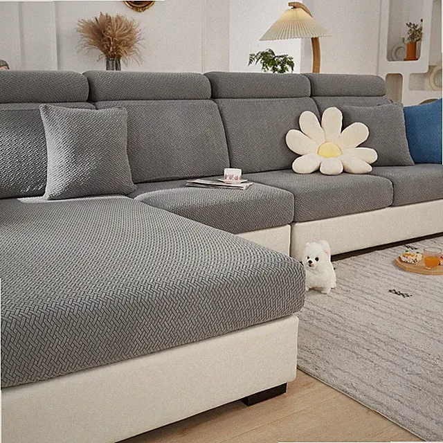 Couch Cushion Covers for Sectional Sofa, Sectional Couch Covers for Furniture...