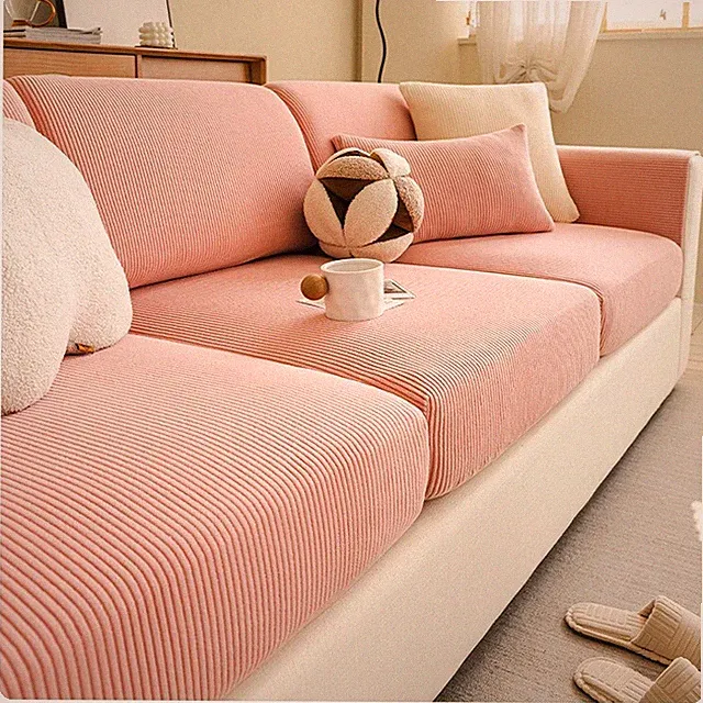 Couch Cushion Covers L Shape Washable Chaise Couch Cover Stretch Sofa Slipcover