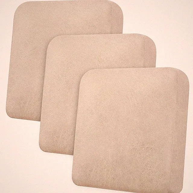 Couch Cushion Covers Leather Look Sofa Covers for 3 Cushion Couch Individual...