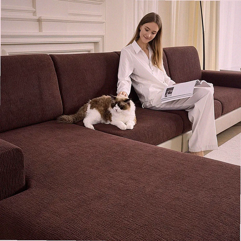 Couch Cushion Covers Sectional Couch Covers Stretch Washable Soft Seat Cushion C