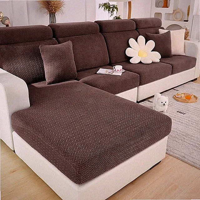 Couch Cushion Covers, Sectional Couch Covers, Wear Resistant Stretch Sofa Cov...