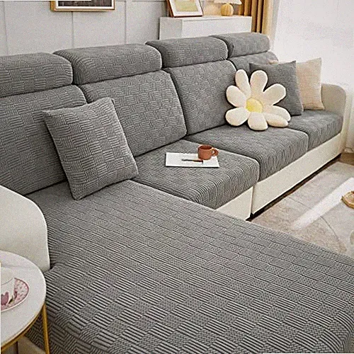 Couch Cushion Covers Sectional Large Single Seat Cover A Biscuit Light Grey