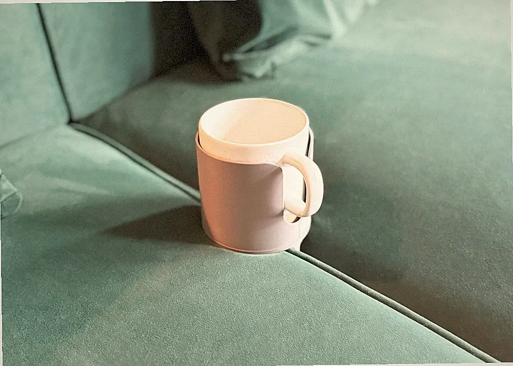 Couch Cushion Cup Holder – Sofa Insert with Mug Slot for Coffee and Drinks