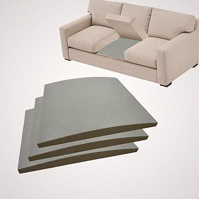 Couch Cushion for Sagging Seat, 35D High Density Foam Sofa Insert for Section...