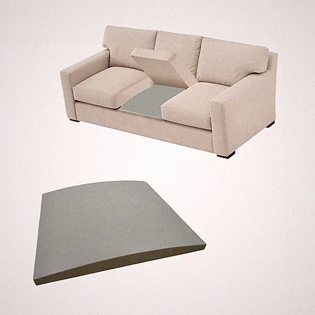 Couch Cushion Support for Sagging Seat, 35D High Density Foam Sofa Insert Rep...