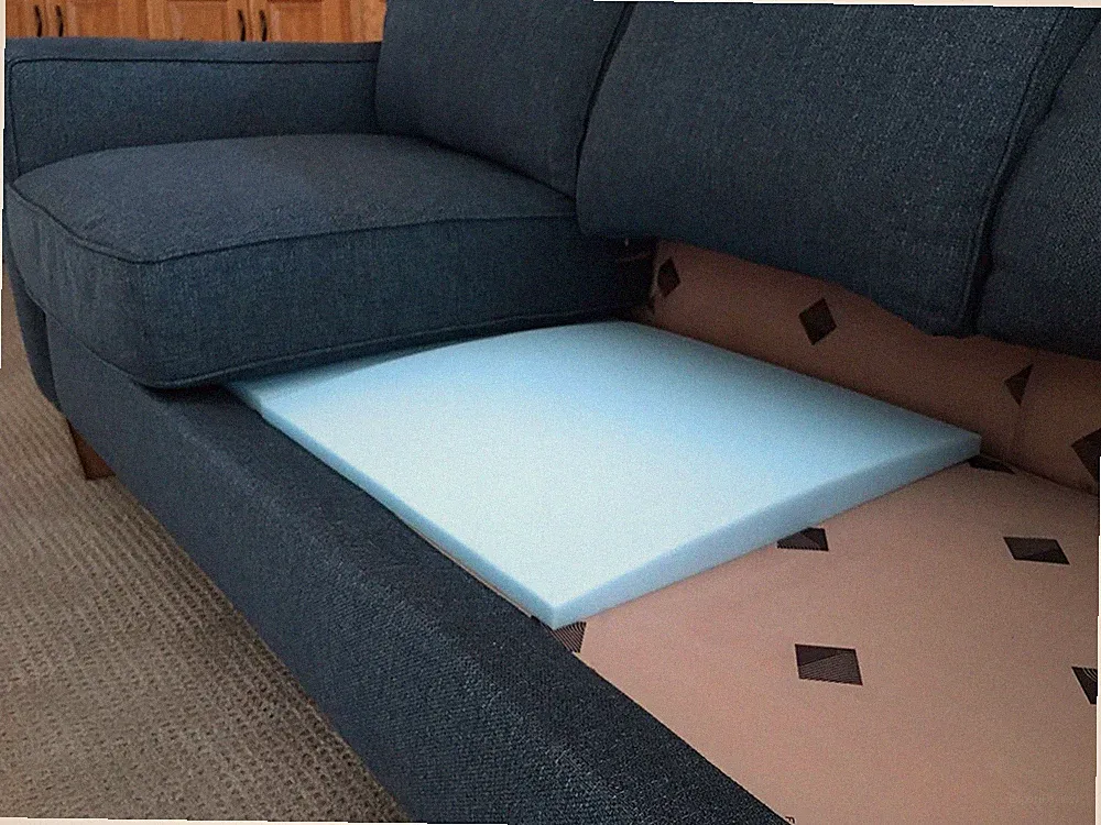 Couch Cushion Support for Sagging Sofa Original Curve (Set of 2), Firm 20X20X2”