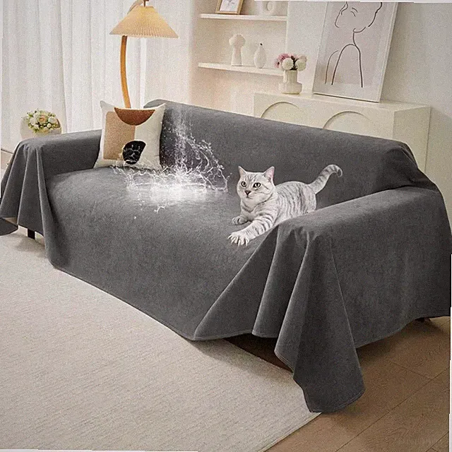 Couch Protector from Cat Claws Waterproof Couch Cover Anti Slip,Couch Cover 3