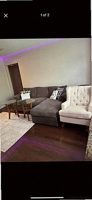 Couch Sectional, tables, and rocking chair