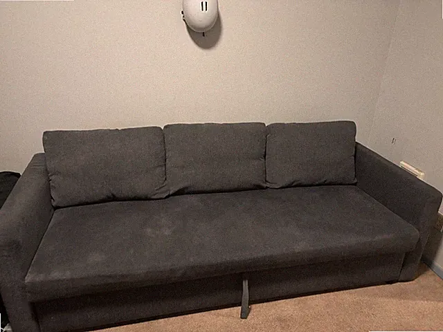 Couch with Under Storage And Folds Into A Bed