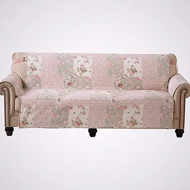 Country Rustic Couch Cover 70", Pet-Friendly Furniture Slip