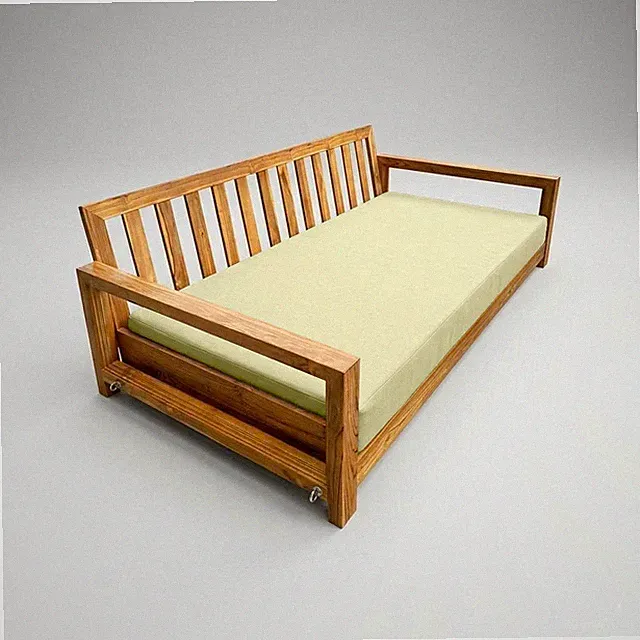 COVER ONLY| Outdoor Knife Edge 6" Full Size Daybed Fitted Sheet Slipcover AD005