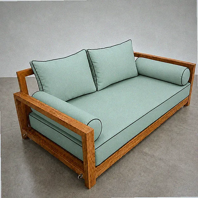 COVER ONLY STYLE 1 Mattress Pillow Daybed Porch Swing Contrast Trim Crib AD002