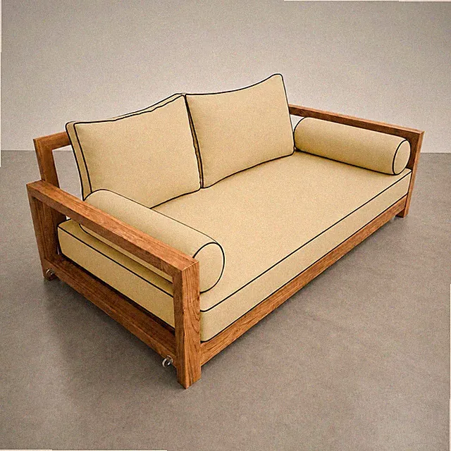 COVER ONLY STYLE 1 Mattress Pillow Daybed Porch Swing Contrast Trim Full AD103