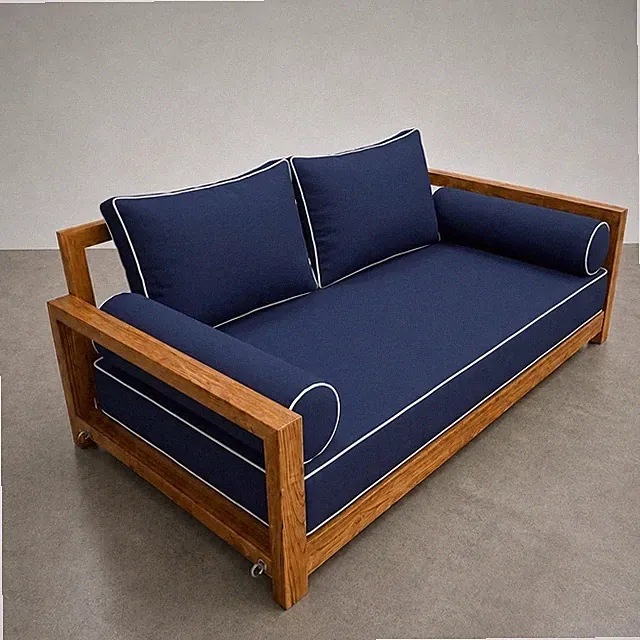COVER ONLY STYLE 1 Mattress Pillow Daybed Porch Swing Contrast Trim Queen AD101