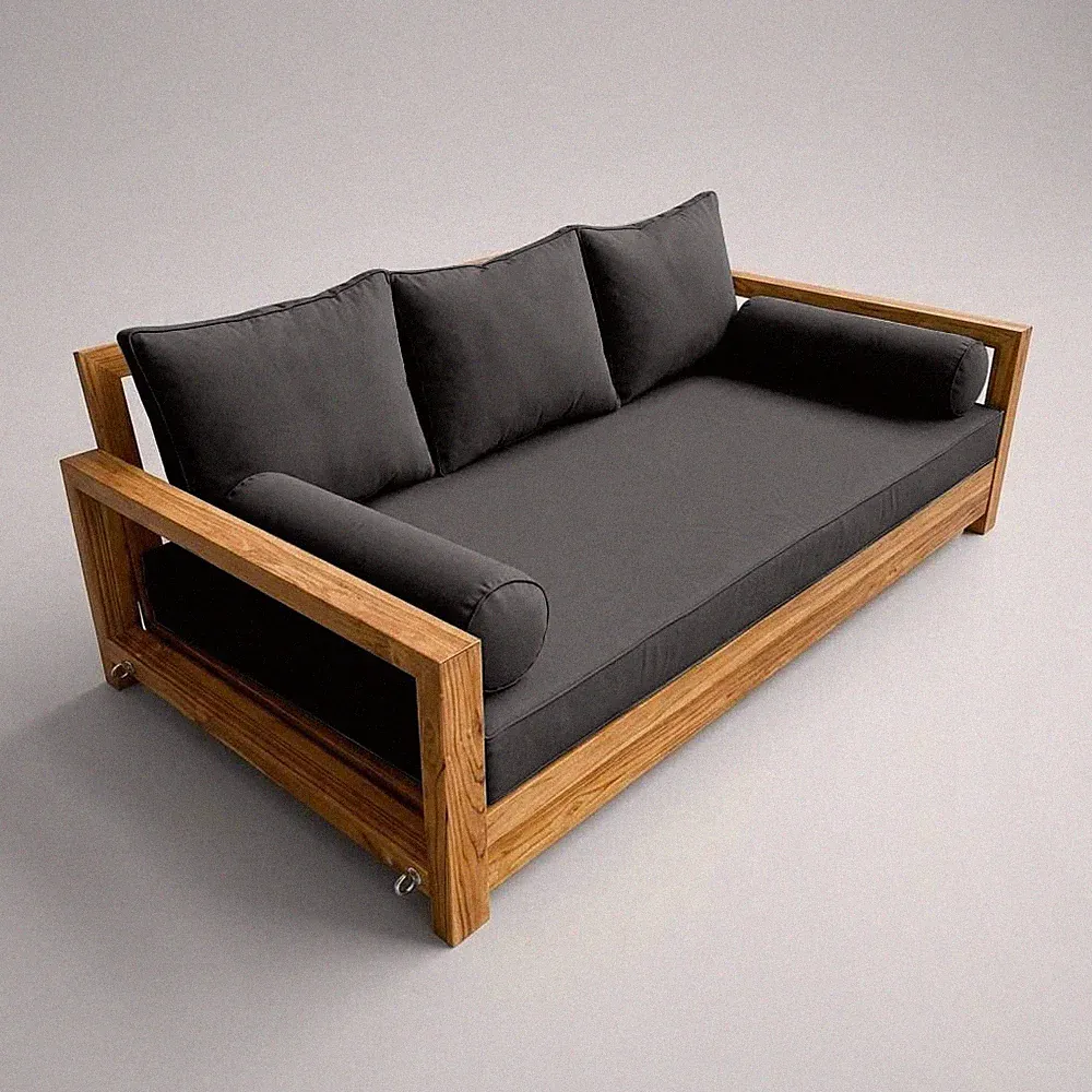 COVER ONLY STYLE 3 Mattress Pillow Daybed Porch Swing Pipe Trim Twin AD003