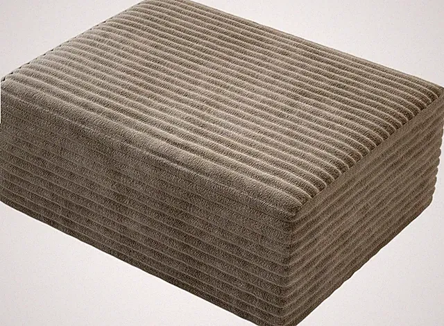 Cozy 37" Corduroy Ottoman - DIY Camel Cloud Couch Seat