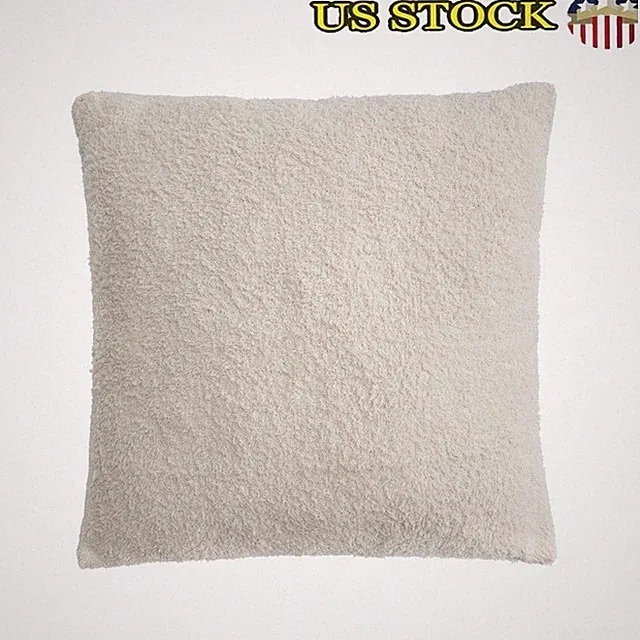 Cozy Knit Decorative Pillow 20x20 Indoor Soft Polyester Fill Throw Pillow New
