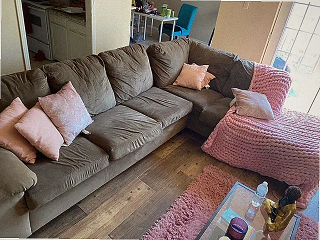 Cozy sectional sofa for any size family