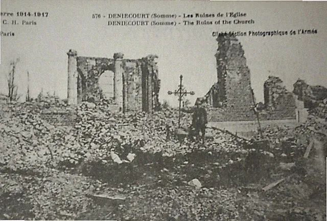 Cpa Deniecourt Cliché Section Photo De L'armée, Wwi 1914/17 L.c.h