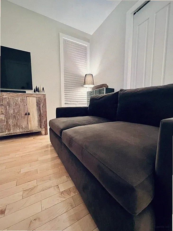 Crate And Barrel Lounge Deep Sofa 93" Depth 46"