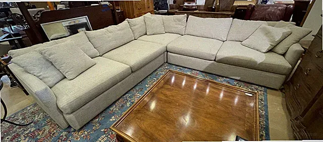 Crate and Barrel Lounge L Shaped Sofa