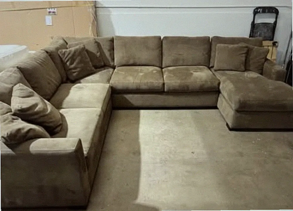 Crate & Barrel Axis 142" × 113" 4-Piece L-Shaped Sectional Sota Chaise
