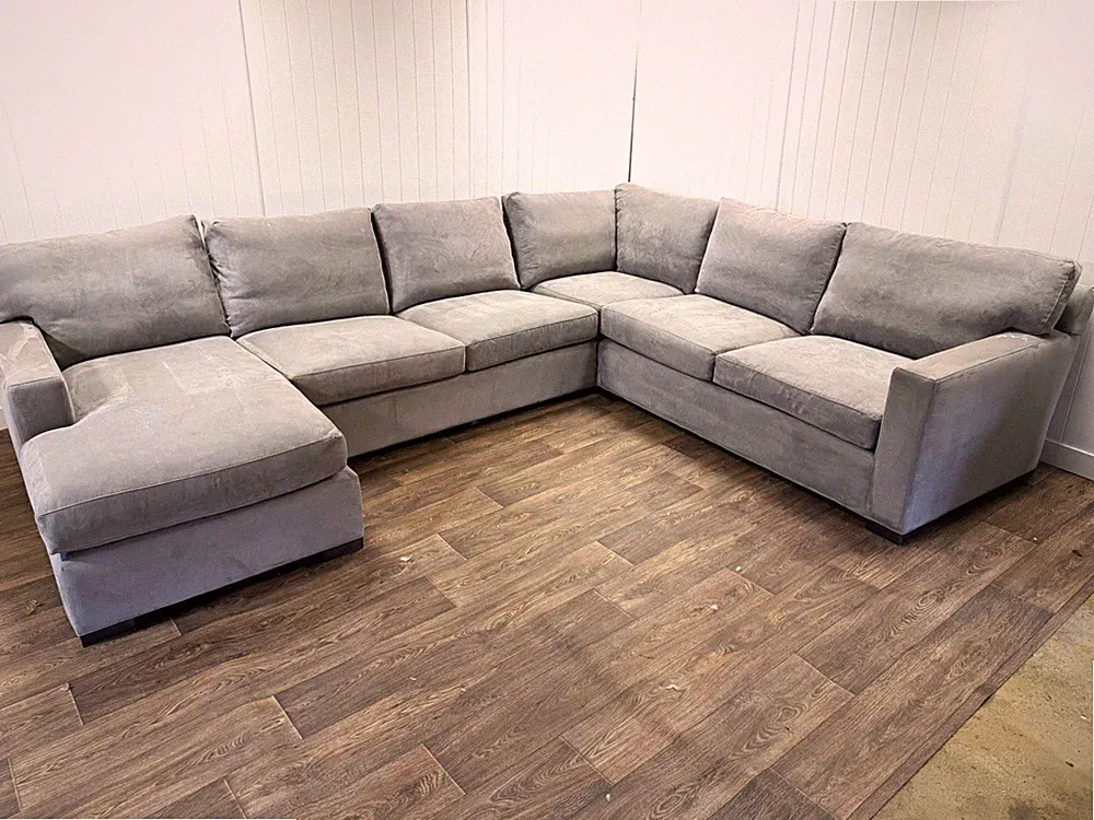 Crate & Barrel Axis 4-Piece Sectional Sofa with Chaise