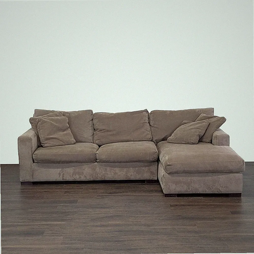 Crate & Barrel Axis Sectional Sofa with Chaise