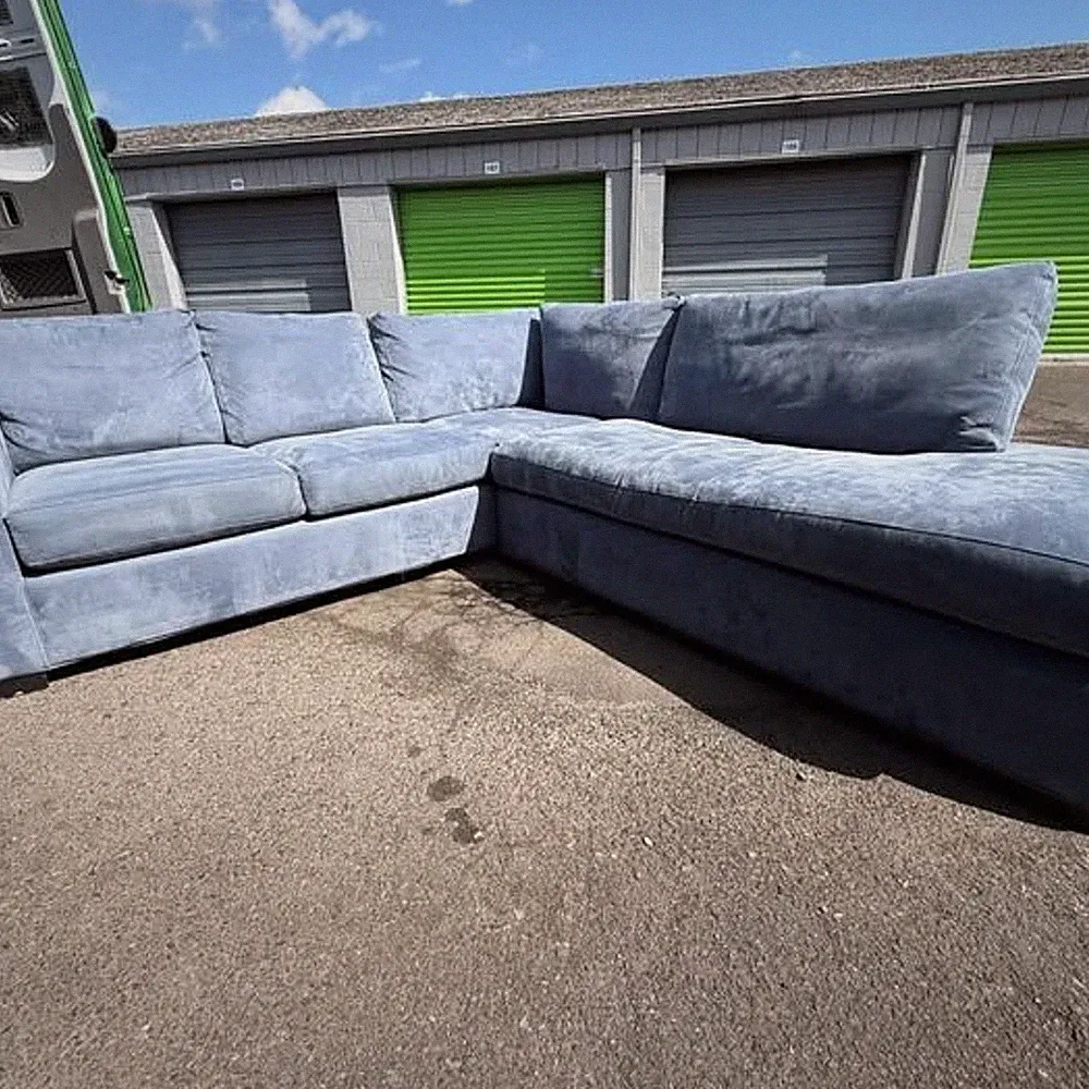 Crate & Barrel Lounge 2-Piece Sectional Sofa - 101” x 112” x 41”