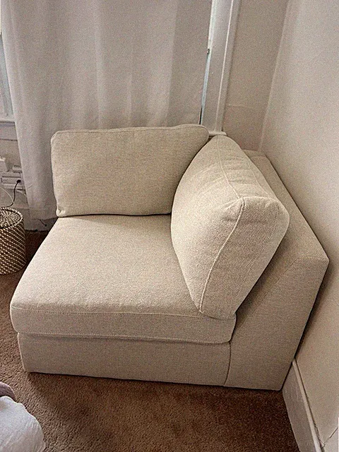 Crate & Barrel Sectional Sofa/Corner Chair. In amazing condition!