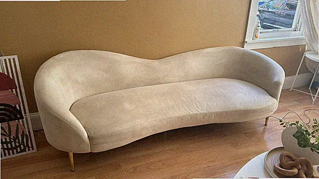 cream velvet contemporary sofa set