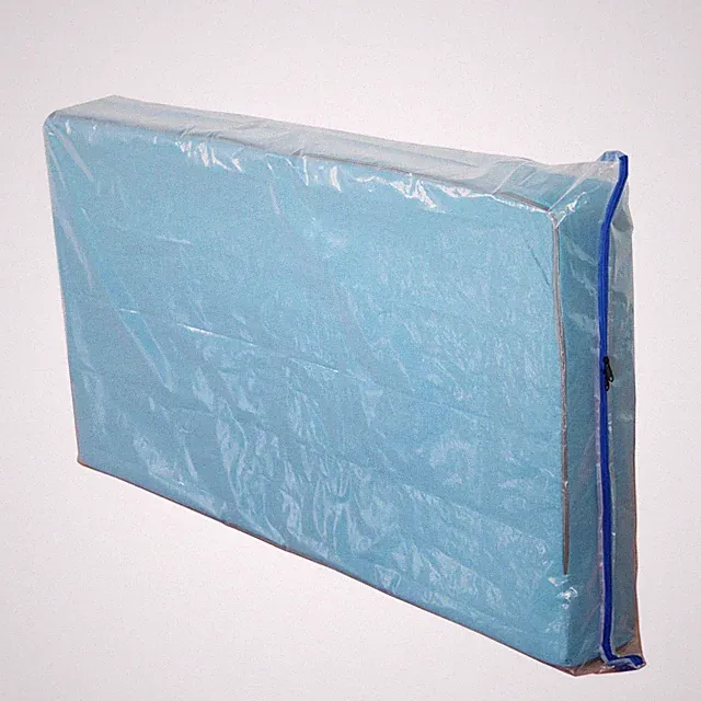 Crib Mattress Storage Bag with Zipper -4 Mil Plastic Waterproof Crib Mattress...