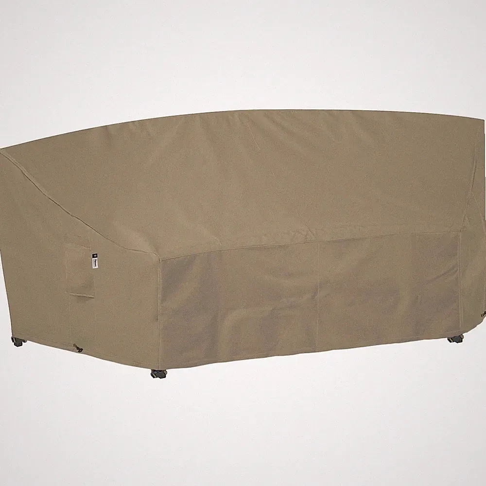 Curved Patio Furniture Cover for Outdoor Sectional Sofa, 96"(65") Reinforced...