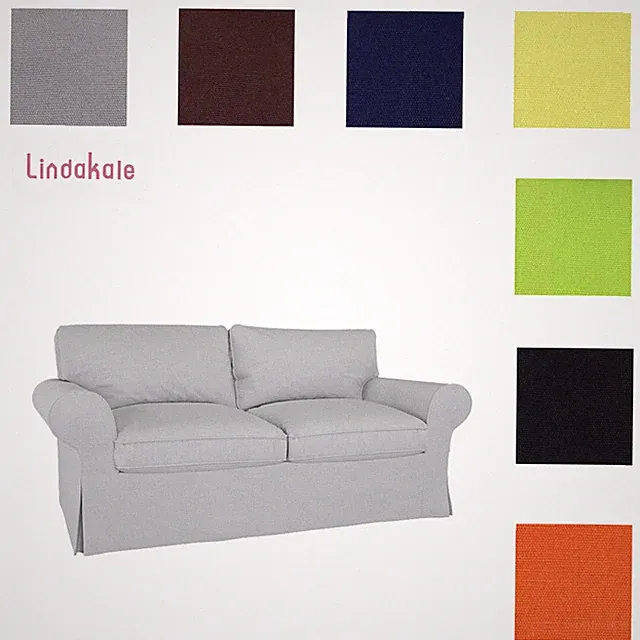 Custom Made Cover Fits IKEA EKTORP Loveseat, Two-Seat Sofa, 2 Seater Sofa Cover