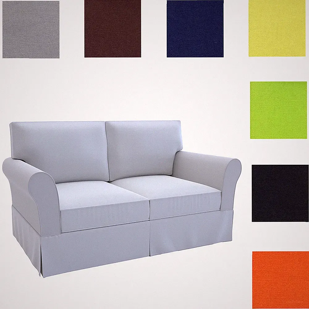 Custom Made Cover Fits Pottery Barn Basic Loveseat, Replace PB Basic Sofa Cover