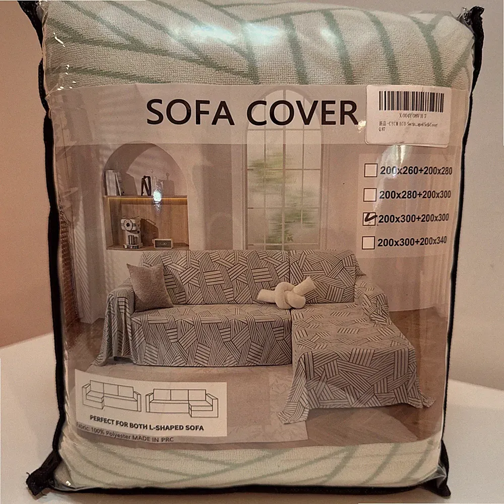 CYCMACO Sectional L-Shaped Sofa Cover