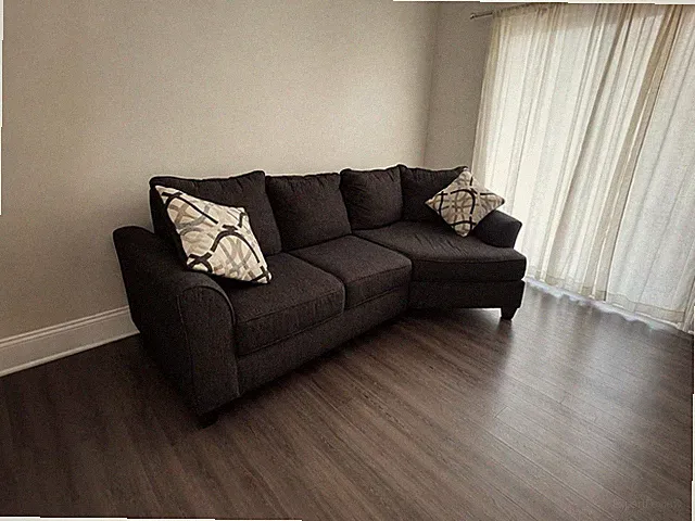Dark Blue 2-Piece Sectional Sofa – Detachable – MINTCouch