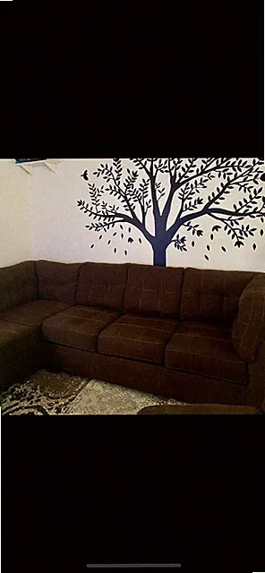 Dark Brown Sectional for $500 Series