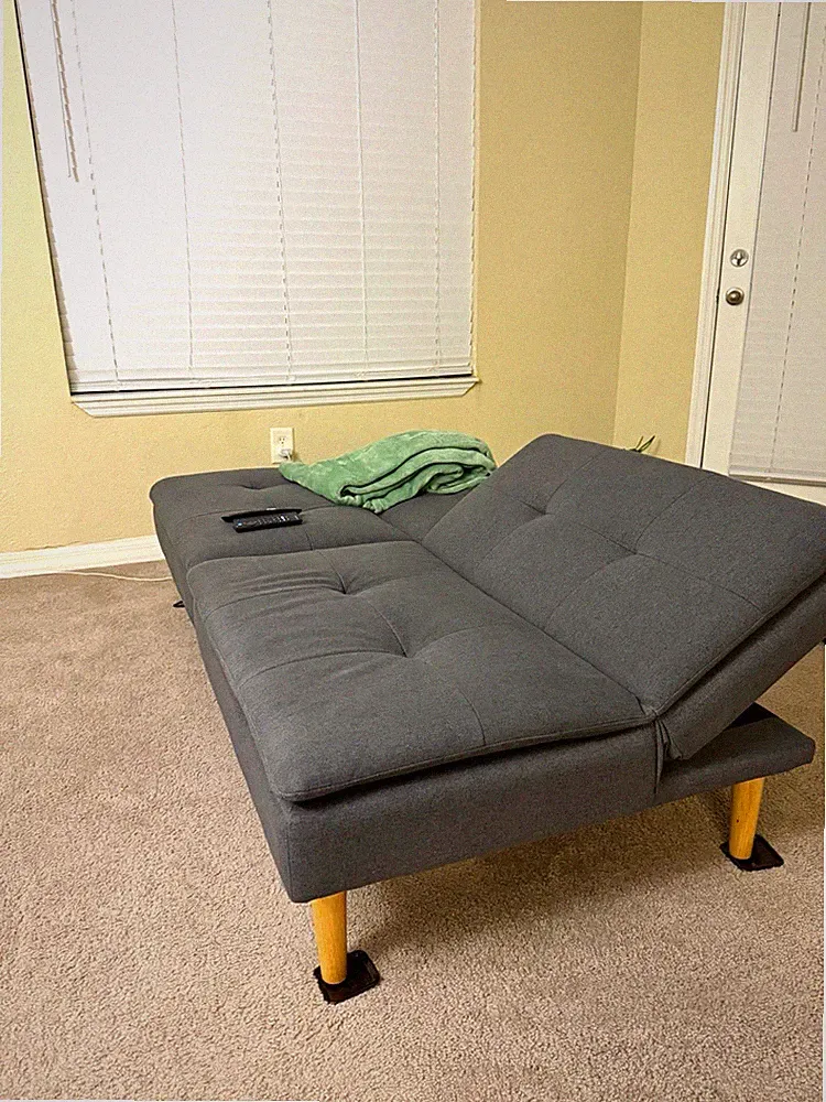Dark Gray Futon Sofa – $70 OBO